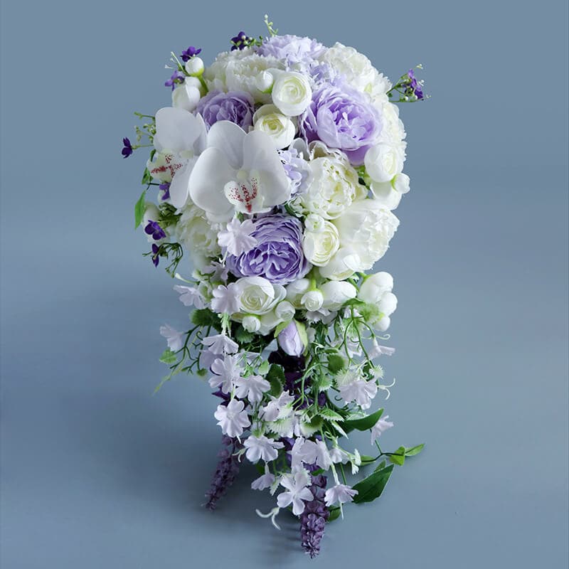 Wedding Decoration Bridal Bride Bridesmaid Holding Artificial Rose Flower Wedding Bouquet