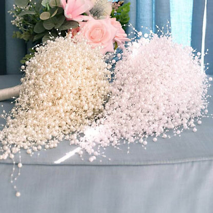 Decoration luxury Pearls Bridal Bouquet Romantic Wedding Flower Decor