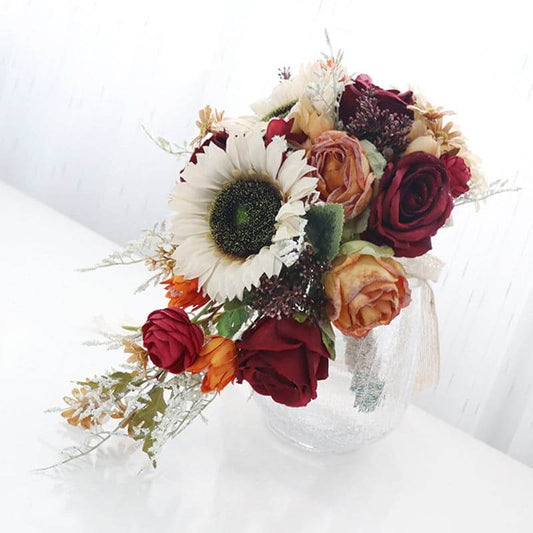 Stella Bouquets Bridal Bouquets Wedding Artificial Silk Rose Flora