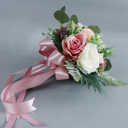 Stella Bouquets Artificial Bride Holding Flowers Forest Wedding Bridesmaid Holding Flowers Home Decoration Bouquet
