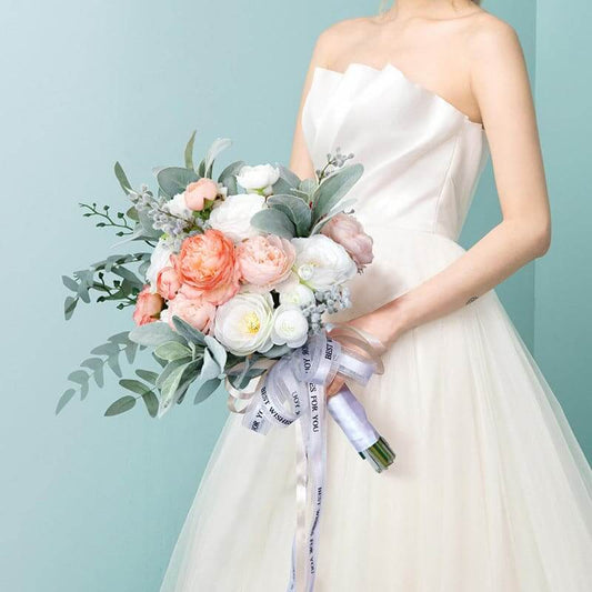 Hot Selling Bridal Bouquet for Wedding Artificial Flowers Wedding Flowers Baby Shower Party Decorations