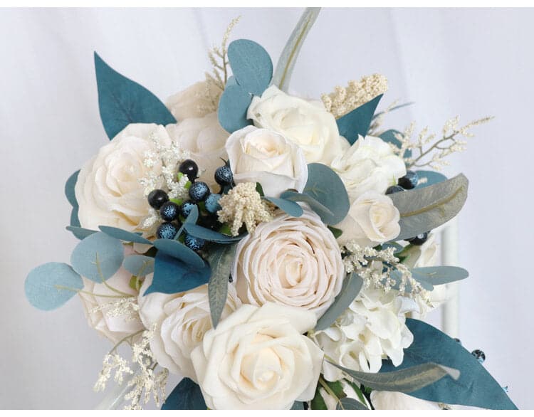 Stella Bouquets Wedding Bouquets for Bride Cascading Wedding Flower Teardrop Bridal Bouquet