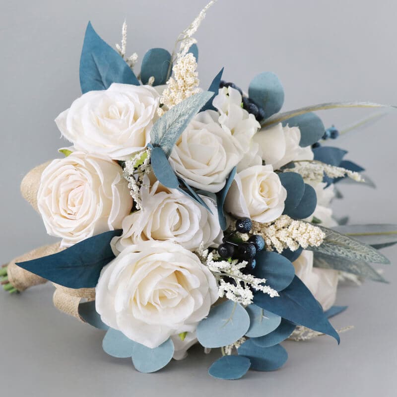 Stella Bouquets Wedding Bouquets for Bride Cascading Wedding Flower Teardrop Bridal Bouquet