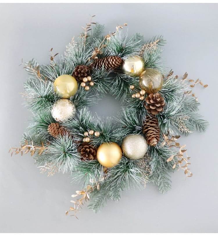 New Design Christmas Green Christmas Wreath For Party Accessories