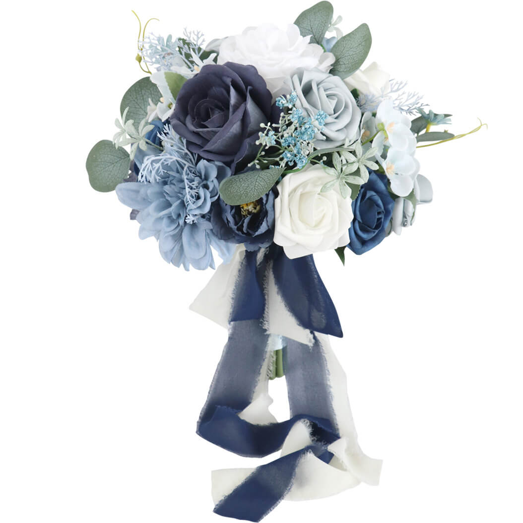 Artificial Wedding Flowers Bridal Bouquets Bridesmaid Holding Simulation Flowers Rose Artificial Bridal Bouquet