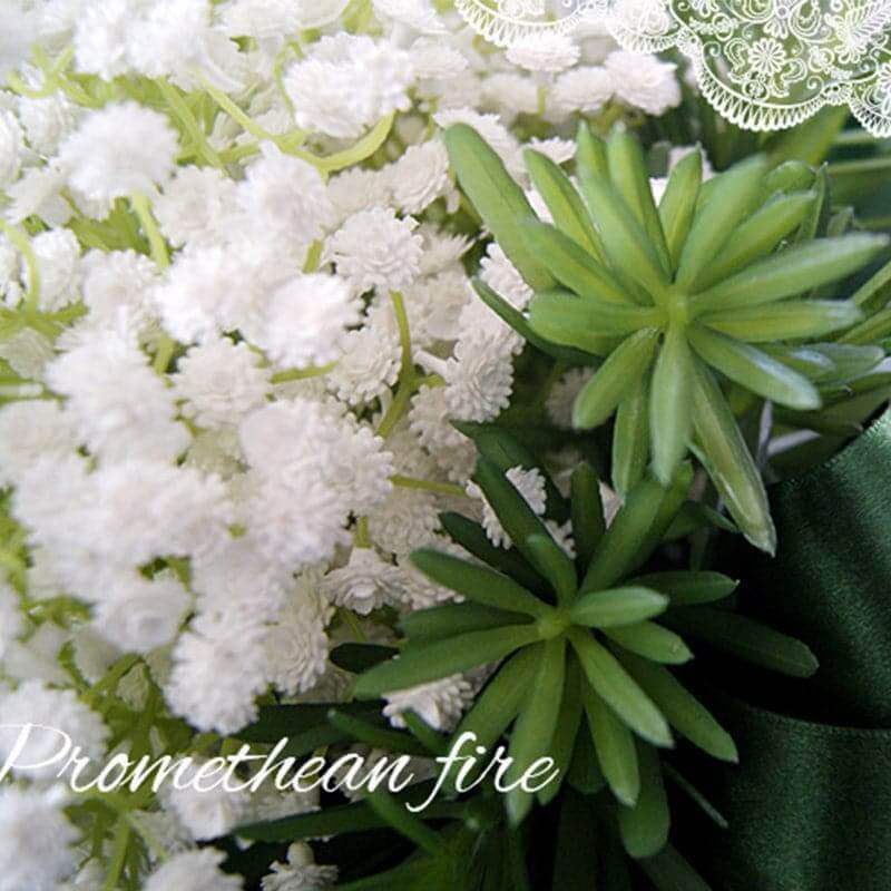 Artificial Flower Top Grade Artificial Gypsophila Flower Real Touch Bridal Bouquet