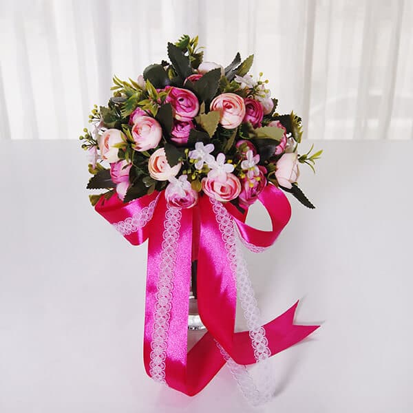 Wedding Bouquet Handmade Artificial Flower Rose Bouquet