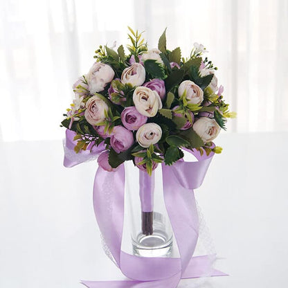 Wedding Bouquet Handmade Artificial Flower Rose Bouquet