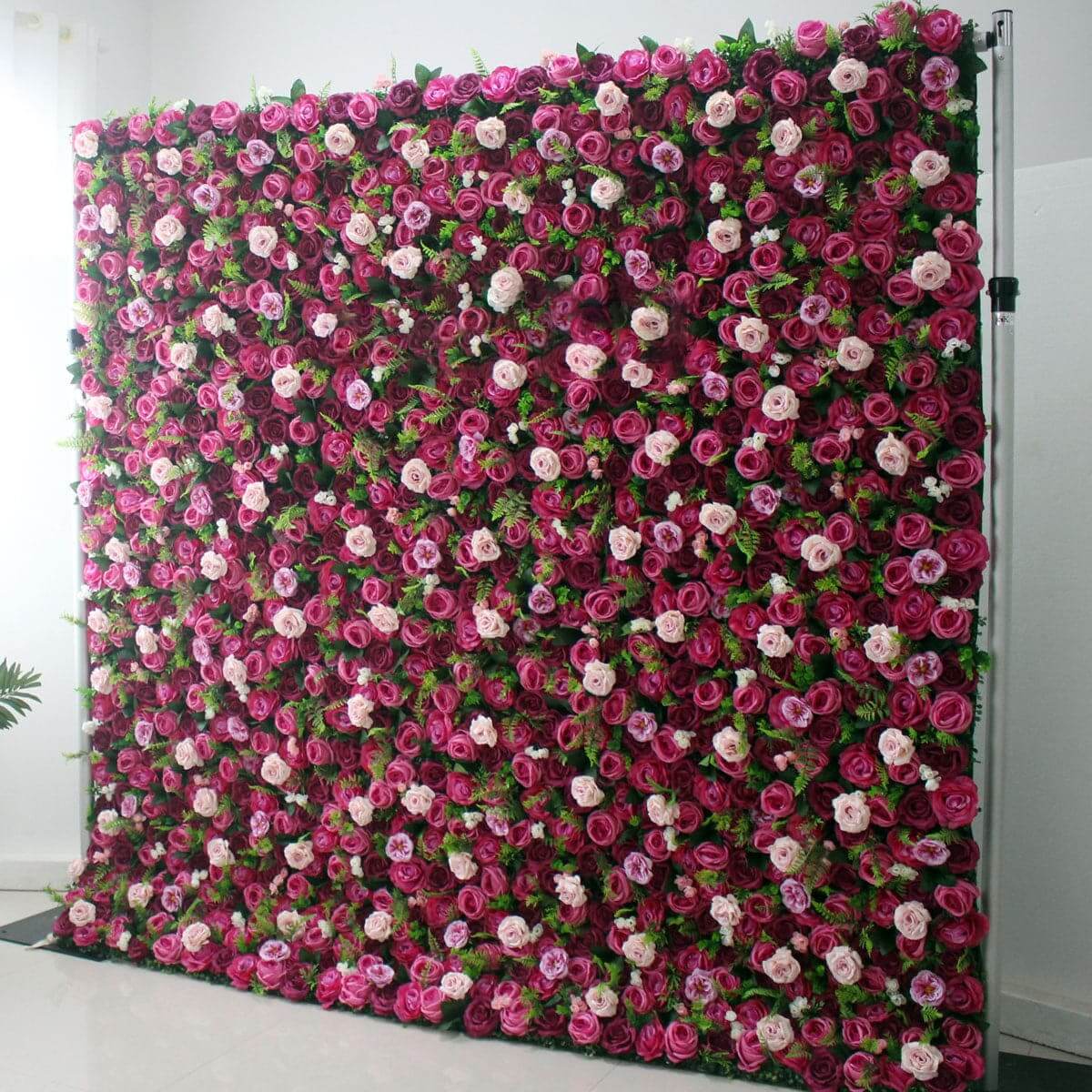 Artificial Silk Rose Wall Wedding Decoration Artificial Flower Backdrop Event Flower Wall