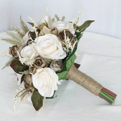 Bridesmaid Bouquet Tossing Bouquet for Wedding Ceremony Anniversary Bridal Shower Artificial Wedding Bouquets For Bride