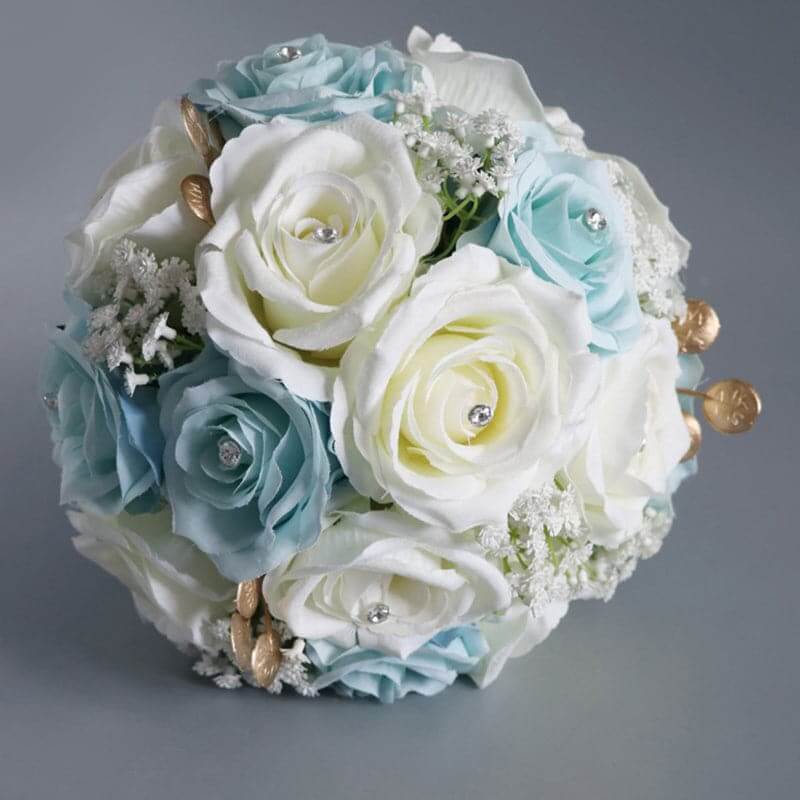 Stella Bouquets Bridal Bouquets Artificial Flowers for Wedding Decoration Valentine's Day Present Simulation Rose Flower