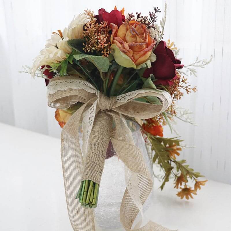 Stella Bouquets Bridal Bouquets Wedding Artificial Silk Rose Flora