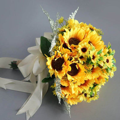 Stella Bouquets Artificial Flower Sunflower Bouquet Wedding Decoration Home Decoration