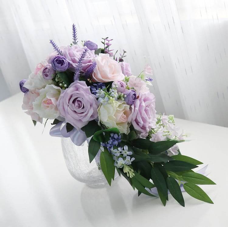 Stella Bouquets Artificial Bridal Drops Hand Bouquet Wedding Gift Flower