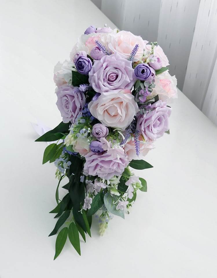 Stella Bouquets Artificial Bridal Drops Hand Bouquet Wedding Gift Flower