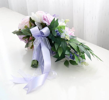 Stella Bouquets Artificial Bridal Drops Hand Bouquet Wedding Gift Flower