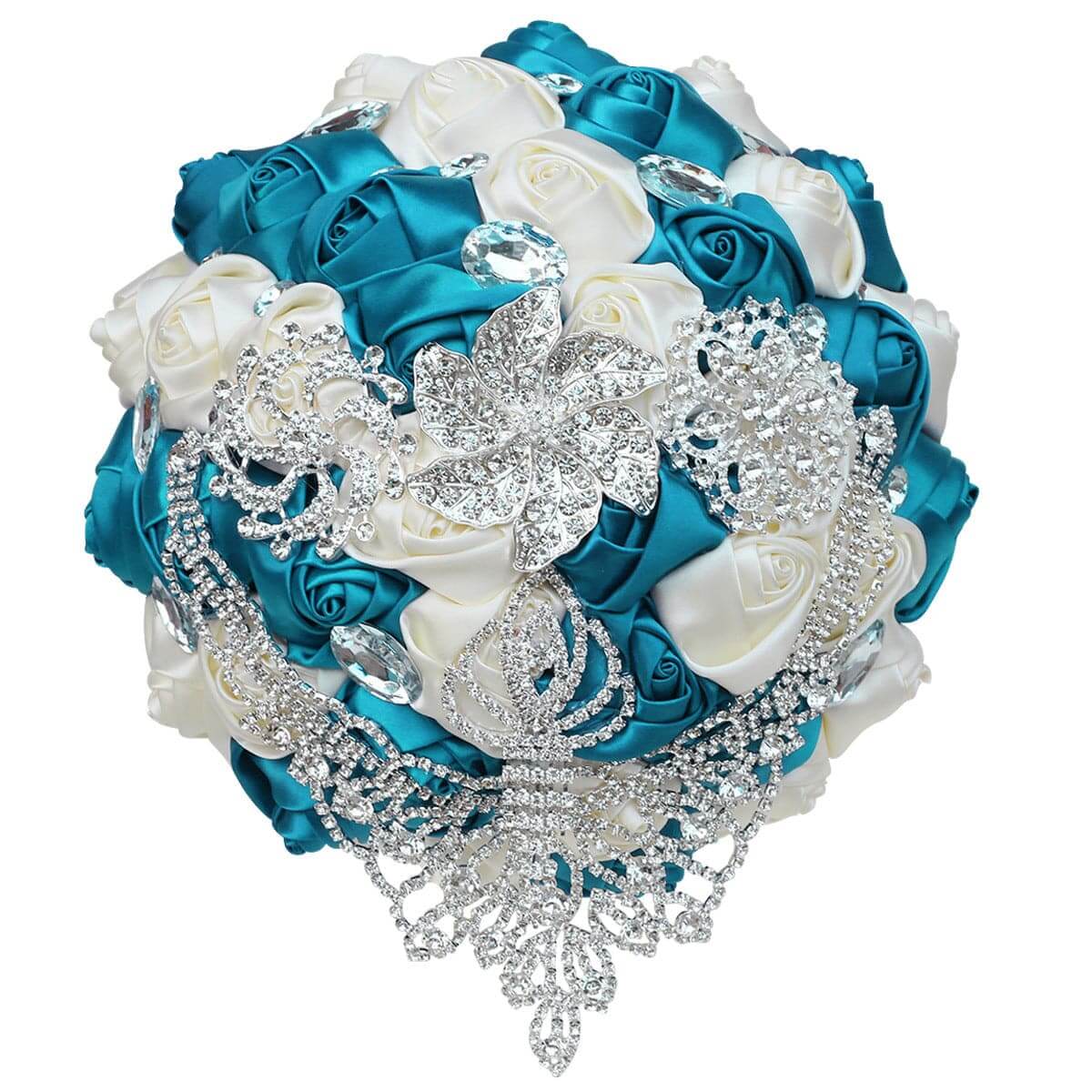 All Kinds Of Rhinestone Bouquet Korean Style Full Diamond Bride Wedding Artificial Flower Bouquet