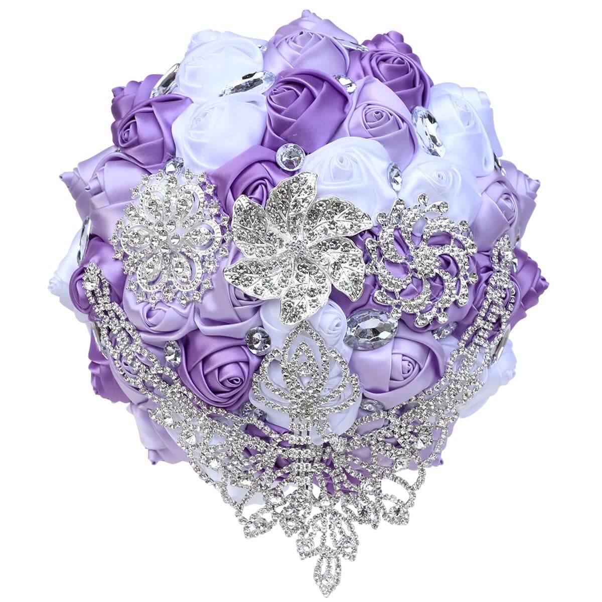 All Kinds Of Rhinestone Bouquet Korean Style Full Diamond Bride Wedding Artificial Flower Bouquet