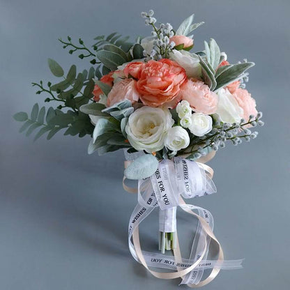 Hot Selling Bridal Bouquet for Wedding Artificial Flowers Wedding Flowers Baby Shower Party Decorations