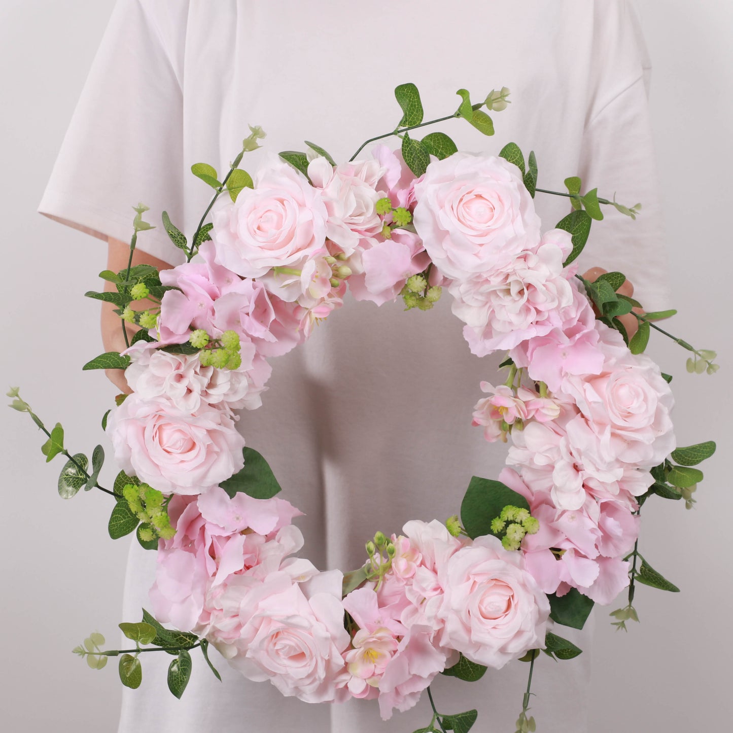 Artificial Floral Wreath for Front Door, Wedding Decorations Wall Decor