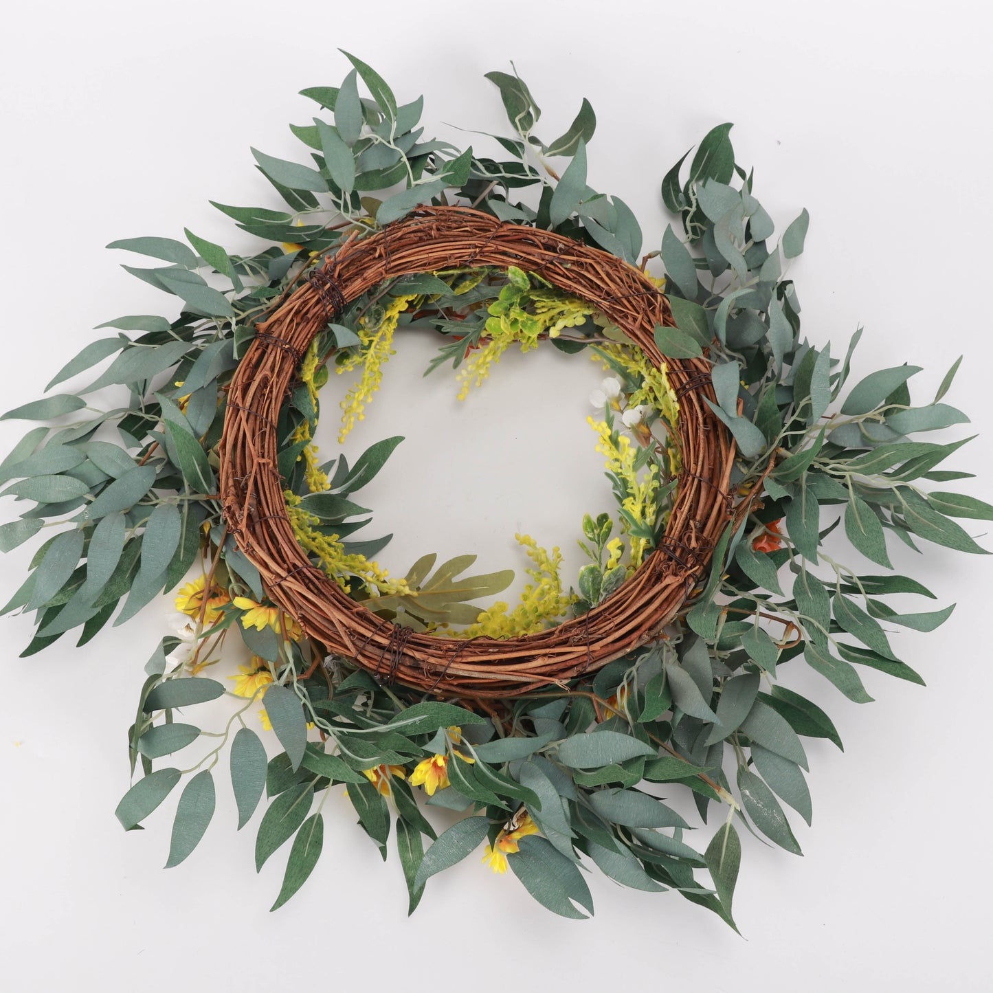 Spring Summer Wreaths for Front Door, Spring Door Wreaths, Spring Summer Floral Flower Wreath