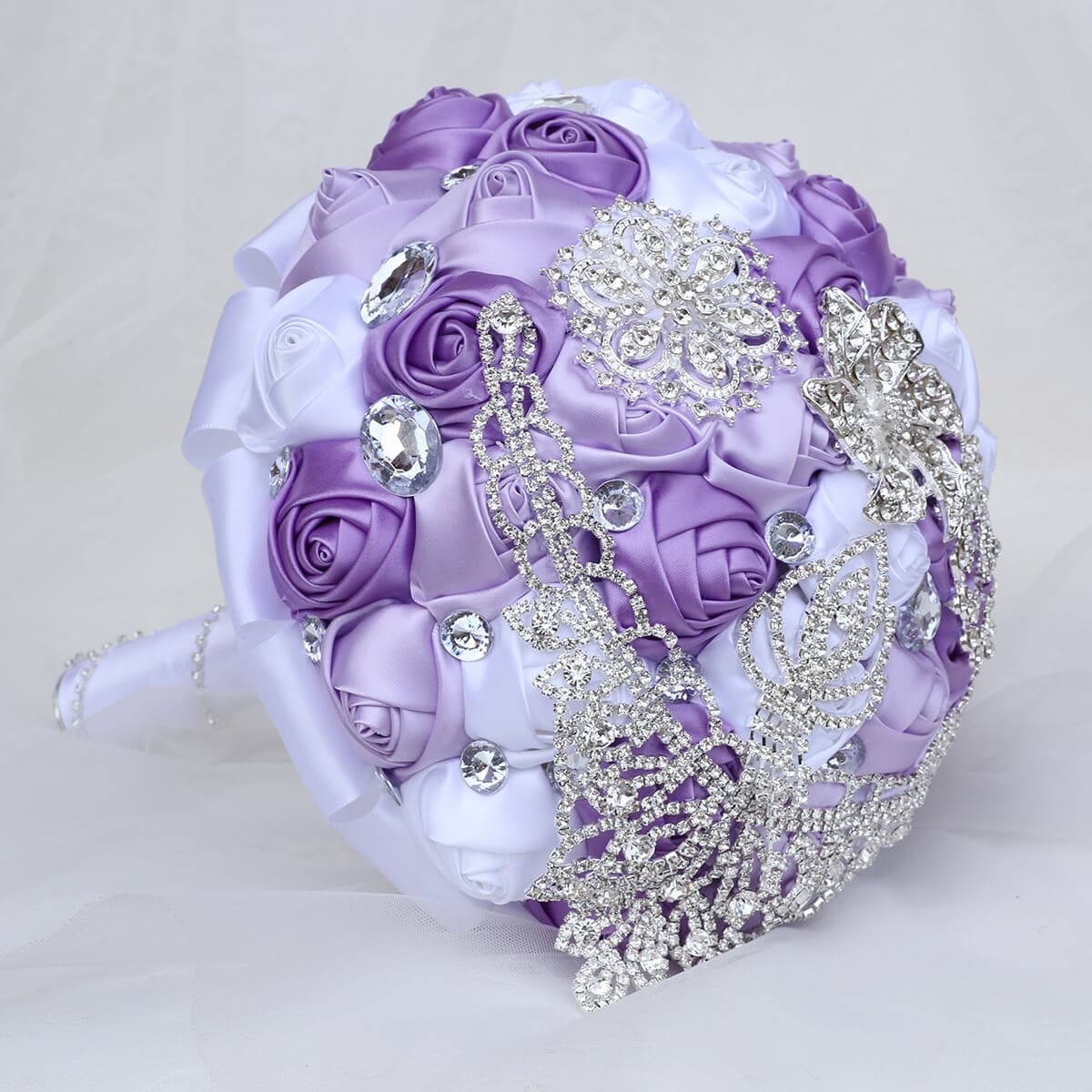 All Kinds Of Rhinestone Bouquet Korean Style Full Diamond Bride Wedding Artificial Flower Bouquet