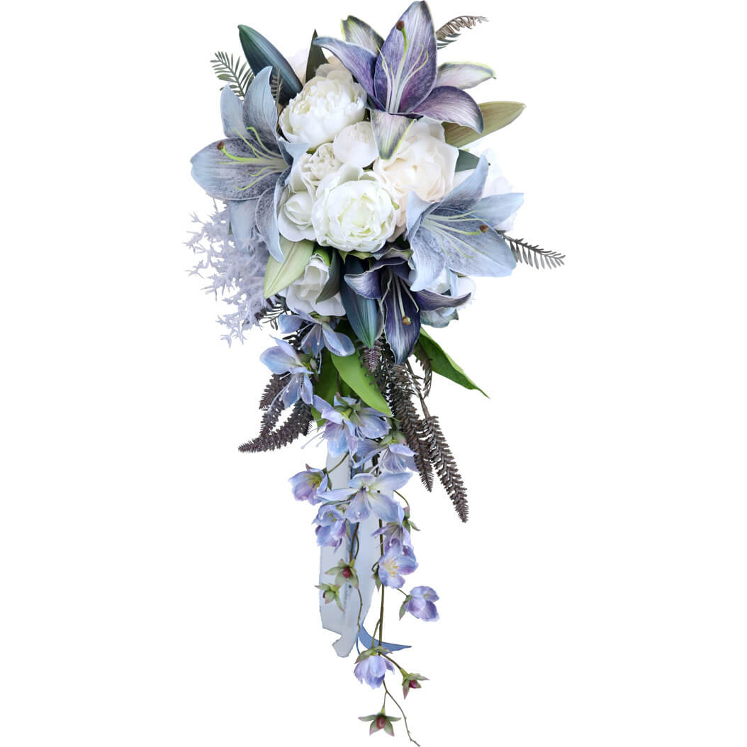 Purple Wedding Bouquets Artificial Flowers Bridal Bouquets