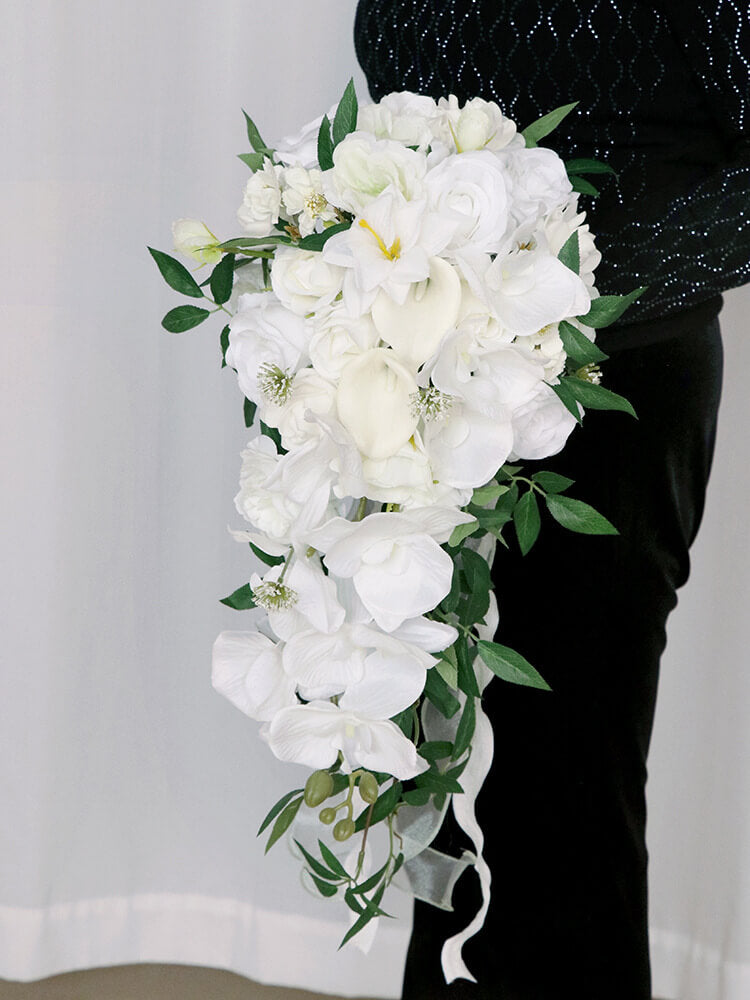 Water Drop Shape Bridal Bouquet Bridesmaid Bouquet