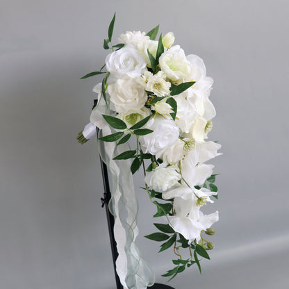 Water Drop Shape Bridal Bouquet Bridesmaid Bouquet