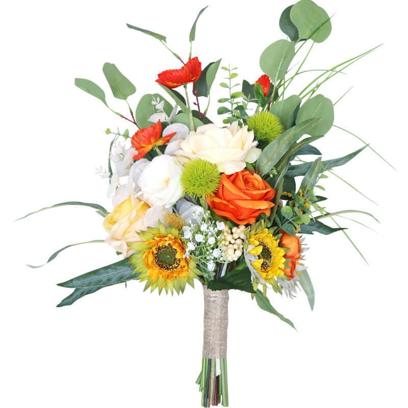 Summer Wedding Bouquets for Bride Artificial Flowers Bouquet