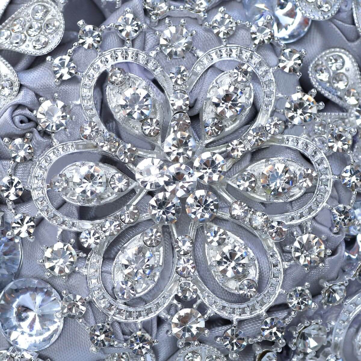 Rhinestone Water Drop Bouquet Bride Holding Bouquet Luxury Wedding Bouquets