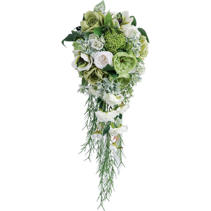 Green Bouquets Artificial Flowers Arrangements for Wedding