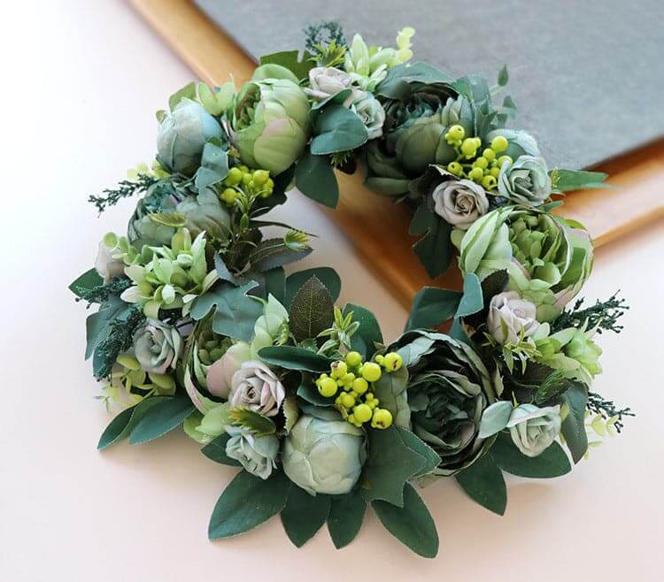 100% Handmade Artificial Eucalyptus Garland Faux Silk Eucalyptus Leaves Vines Handmade Garland Greenery Wedding Backdrop