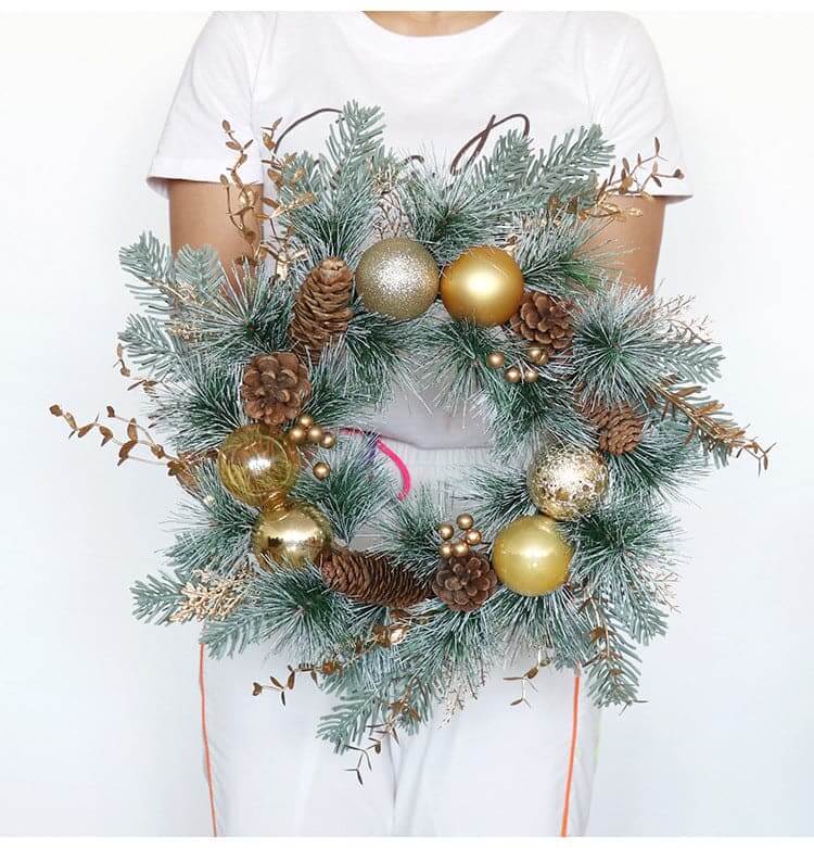 New Design Christmas Green Christmas Wreath For Party Accessories