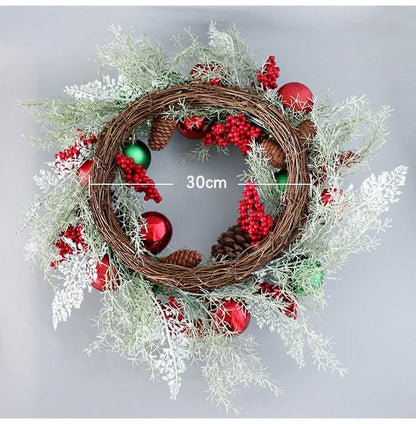 Christmas Nature Pine Cone Wreath Decoration For Indoor And Outdoor Use Decorative Flowers Wreaths