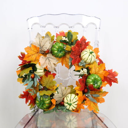 Fall Wreath Hanging Ornaments Front Door Thanksgiving Autumns Harvest Christmas Wedding Garden Window Decoration