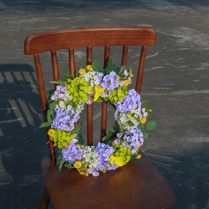 All Season Flower Wreath For Front Door Suitable For Wall Home And Farmhouse Decorations