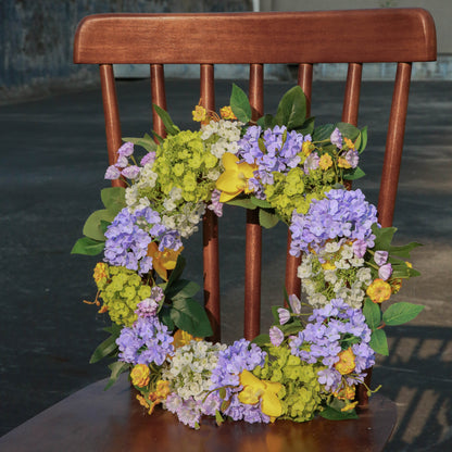 All Season Flower Wreath For Front Door Suitable For Wall Home And Farmhouse Decorations