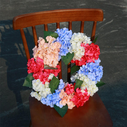 Artificial Hydrangea Wreaths for All Seasons, Indoors, Home, Farmhouse, Window, Wedding