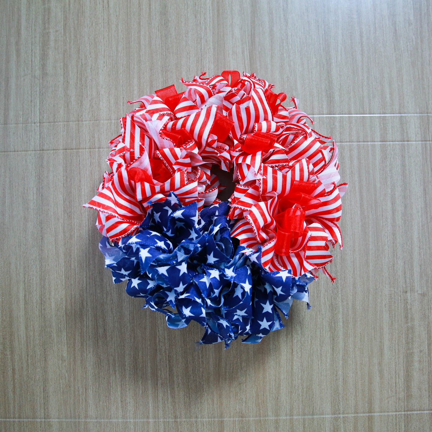 Independence Day Wreath Memorial Day Flag Day Hanging Decorations Holiday Wreath Front Door Wall Window Home Decor